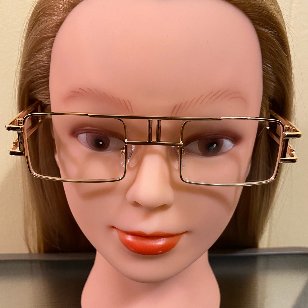 Super Epic Clear Gold Frames
